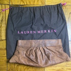 Lauren Merkin Leather Clutch Bag